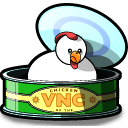 Pollo del icono de VNC